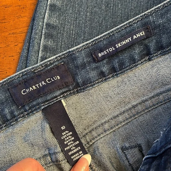 Charter club Bristol skinny ankle 10 - Picture 2 of 3